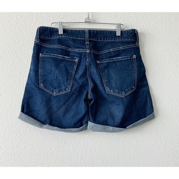 Arizona Distressed Blue Denim Shorts - Picture 2 of 3